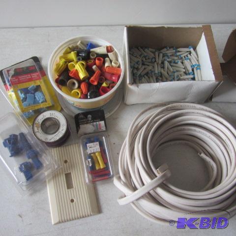 lot 126 image: Electric Wire, Nuts, Connectors