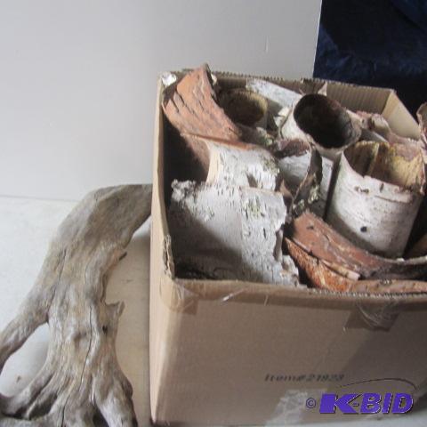 lot 132 image: Driftwood & Birch Bark