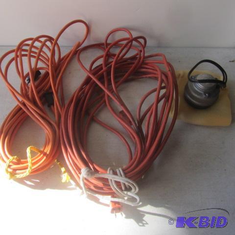 lot 133 image: Power Cords, Electric Motor
