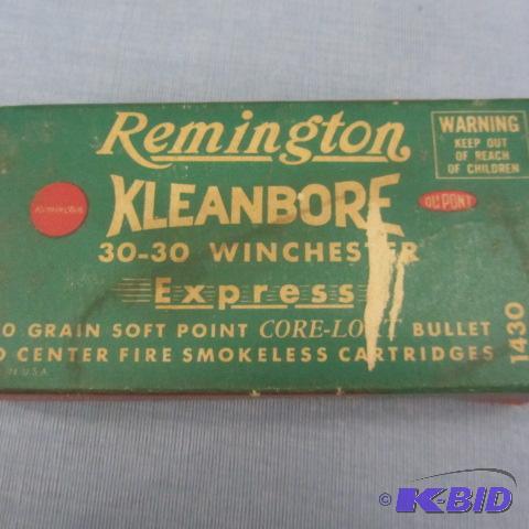 lot 142 image: Remington 30-30 Shells