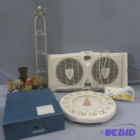 lot 180 image: Window Fan, Scale, Yarn