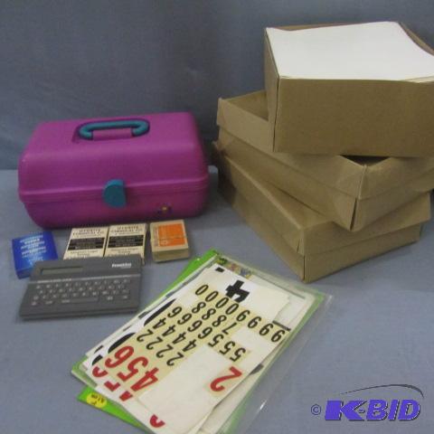 lot 182 image: Stickers, Caboodles, Cards, Paper