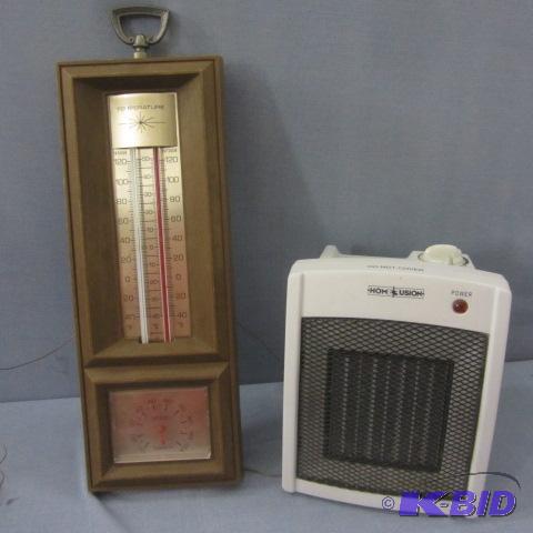 lot 50 image: Ceramic Heater, Thermometer