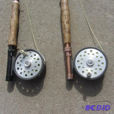 lot 63 image: Two Fly Fishing Rods & Reels