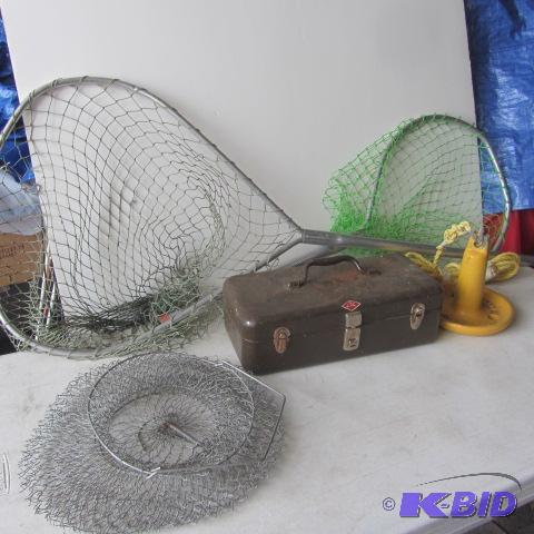 lot 66 image: Anchor, Nets, Tackle Box