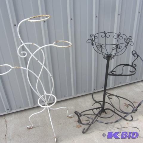 lot 73 image: Metal Plant Stands
