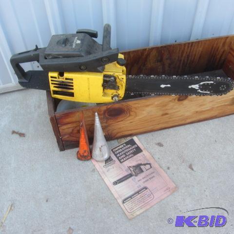 lot 76 image: McCulloch Chainsaw