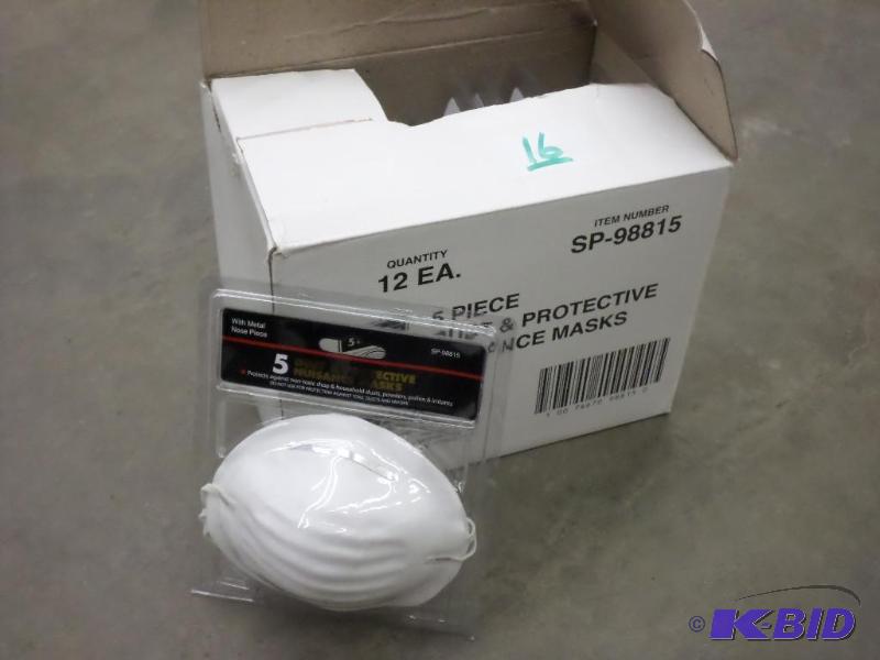 (7) 5-Piece Dust Mask Sets...