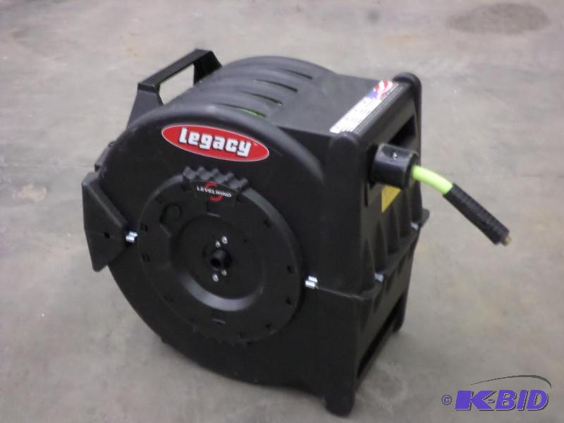 Legacy Wall-Mount Auto-Retract Hose Reel With...