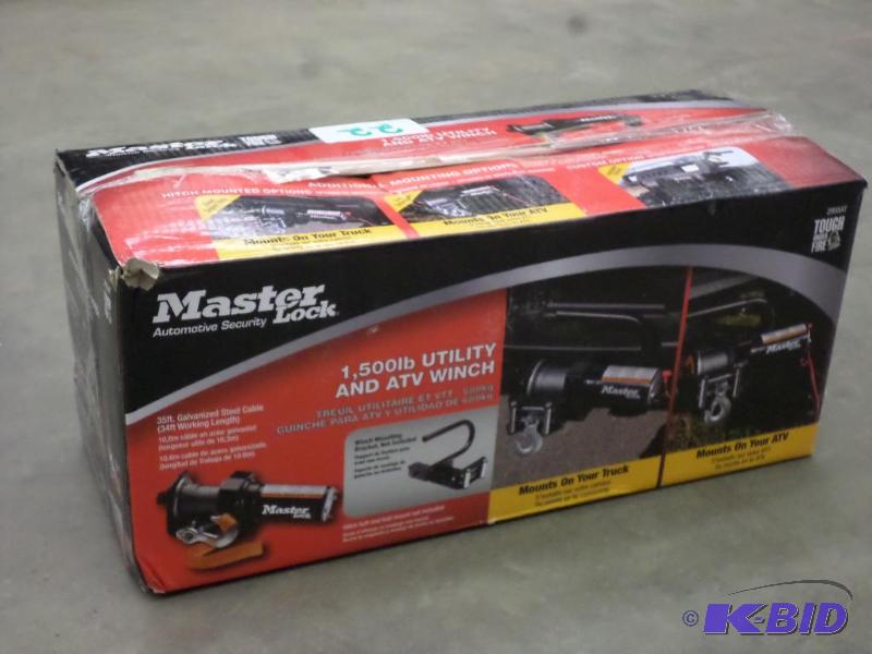 Master Lock 2955AT 1500# UtilityATV Winch Se...