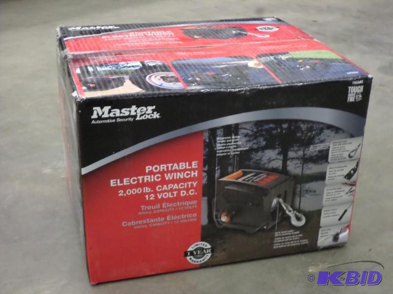 Master Lock 2953AT 2000# Portable Winch Set...