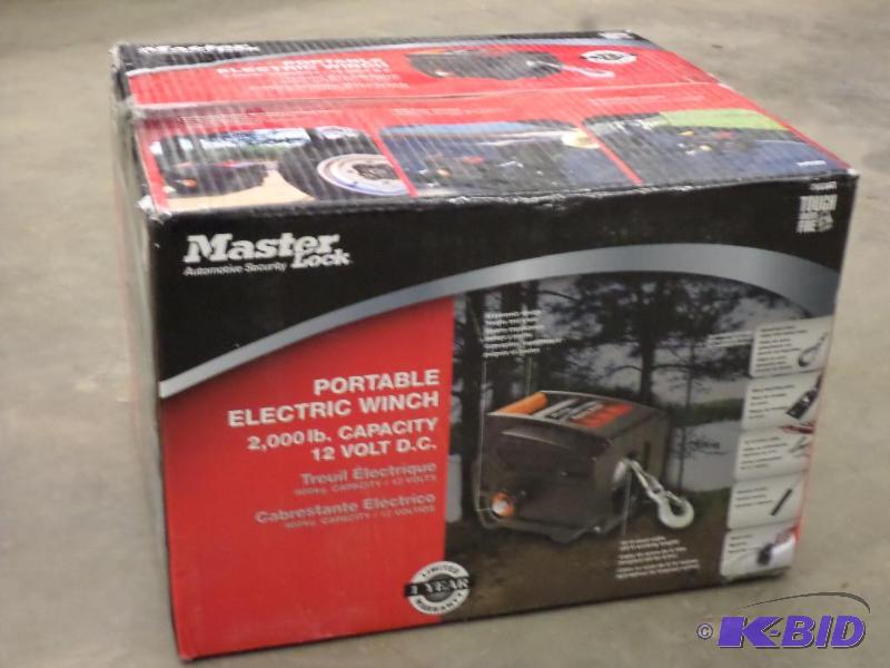 Master Lock 2953AT 2000# Portable Winch Set...