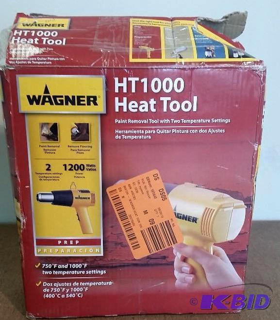 lot 24 image: Wagner HT1000 1200 Watt Heat Gun.  Used Customer Return.  Powered on, heats tested.