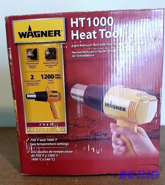 lot 25 image: Wagner HT1000 1200 Watt Heat Gun.  Used Customer Return.  Powered on, heats tested.