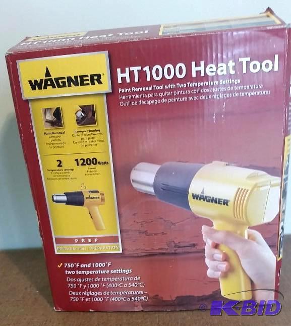 lot 28 image: Wagner HT1000 1200 Watt Heat Gun.  Used Customer Return.  Powered on, heats tested.