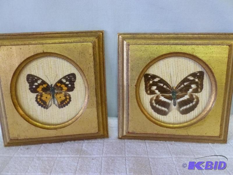 lot 116 image: Lot of two Craswell Studios wood framed enca...