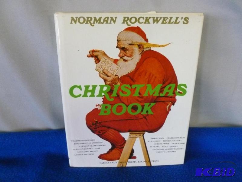 lot 125 image: Large Collector Book - Norman Rockwells Chri...