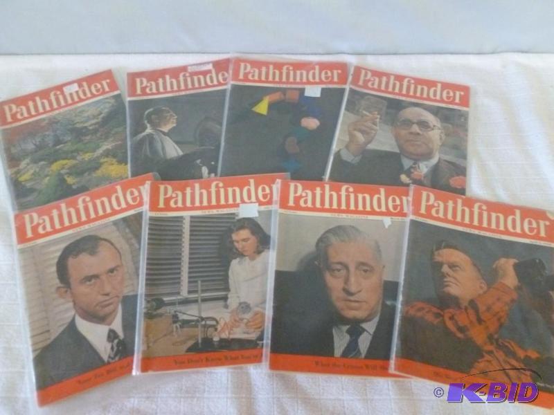 lot 142 image: Lot of nine vintage 1940s and 50s Pathfinde...
