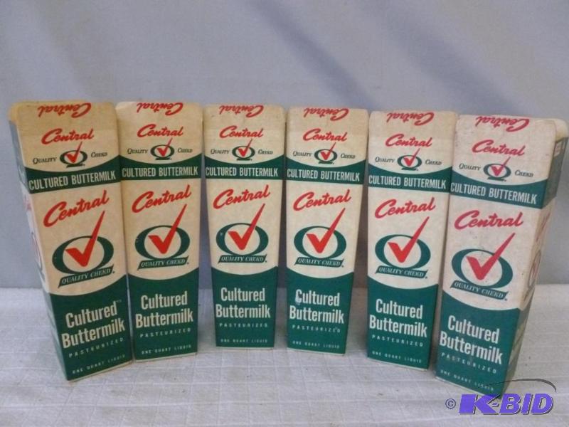 lot 149 image: Lot of six new vintage Central Dairy Products...