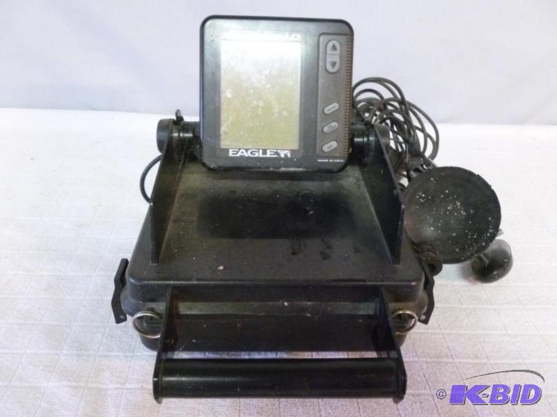 lot 27 image: Eagle Supra Pro I.D depth finder....