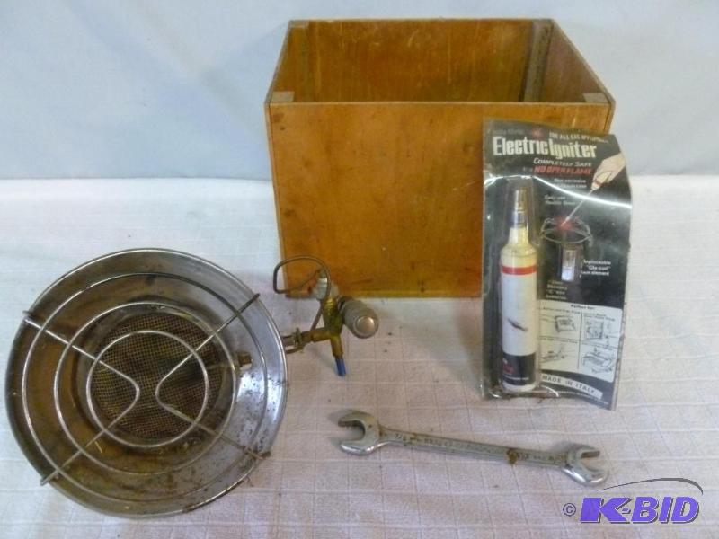 lot 29 image: This lot consists of a 8.5" propane gas ...