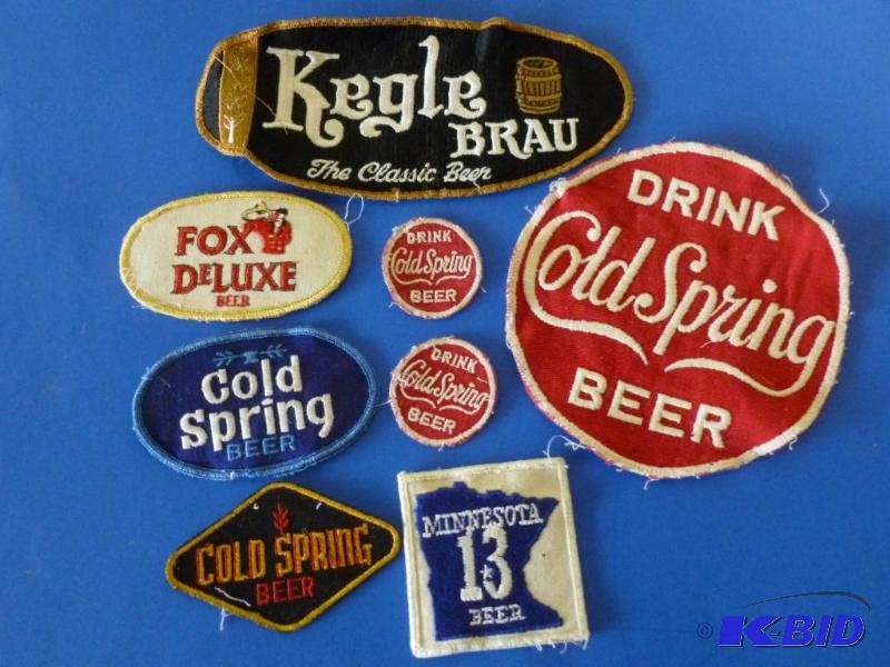 lot 45 image: Lot of eight vintage Cold Spring Brewing Co. ...