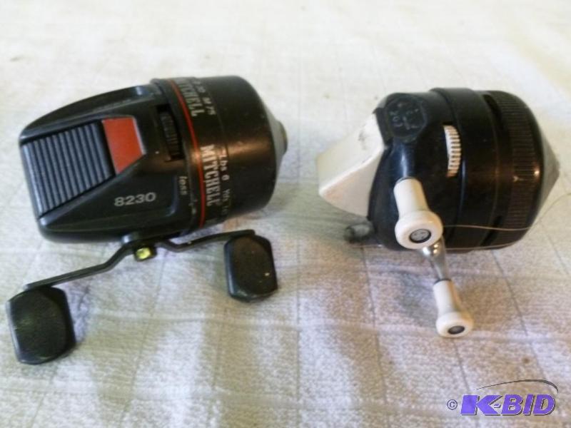 lot 56 image: Lot of two fishing reels that includes a Zebc...