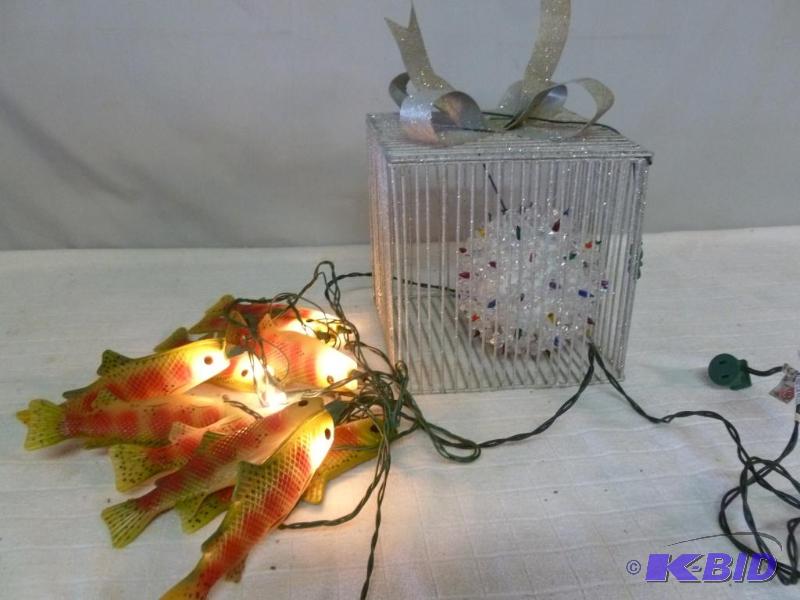 lot 57 image: This lot consists of a string of fish lights ...