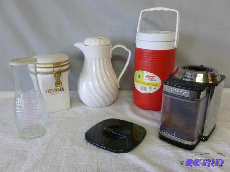 lot 76 image: This lot consists of a Cuisinart coffee grind...