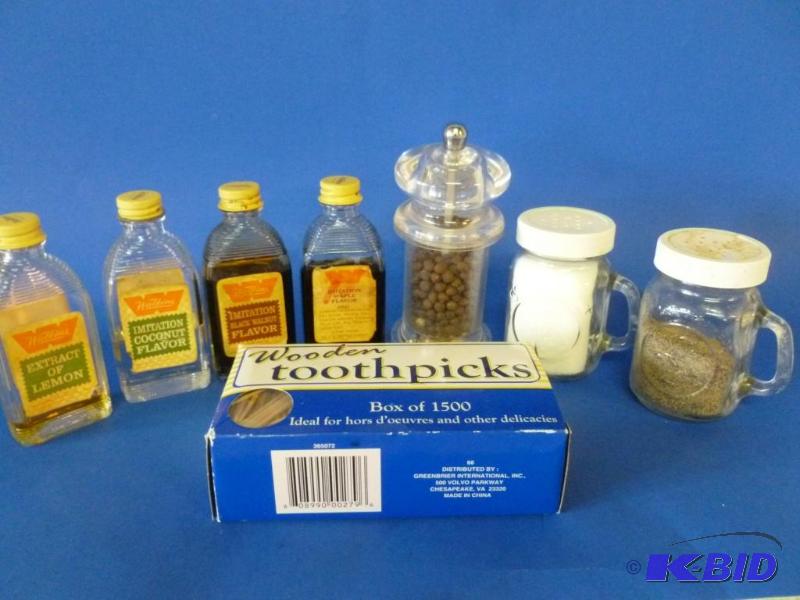 lot 87 image: This lot consists of four vintage Watkins gla...