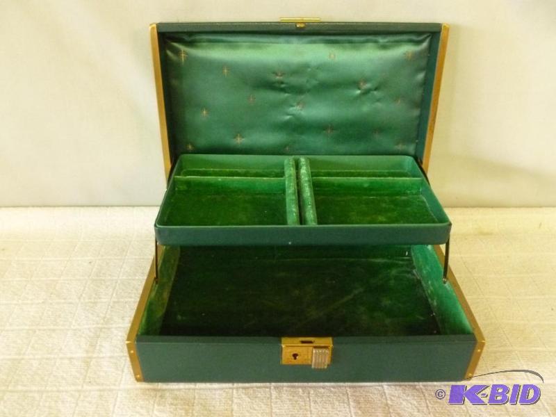 lot 88 image: Vintage Farrington - Genuine Texol jewelry bo...