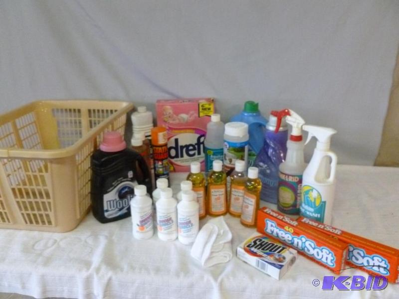 lot 89 image: Large lot of laundry items that includes seve...