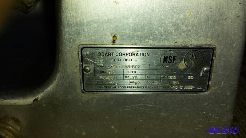 lot 14 image: Hobart Commerical Meat Slicer