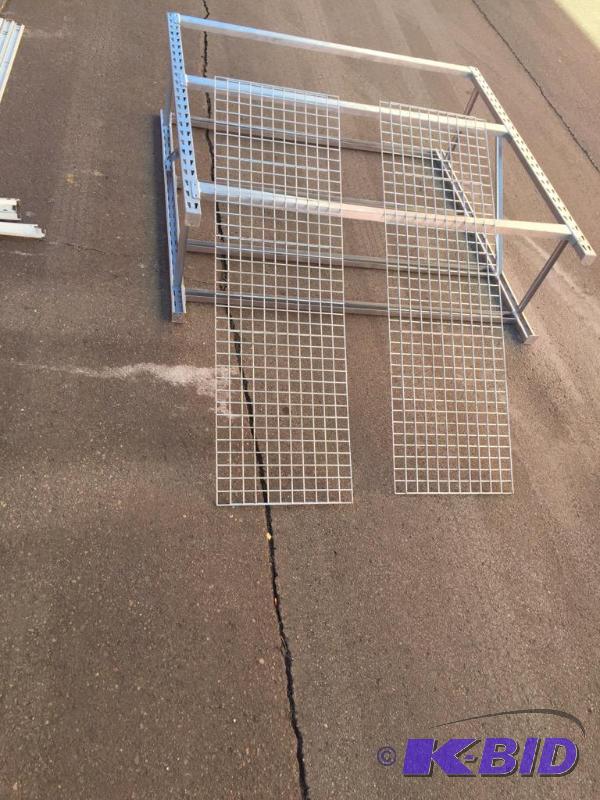lot 9 image: NSF KITCHEN RACKING there is 8 wire racks tha...