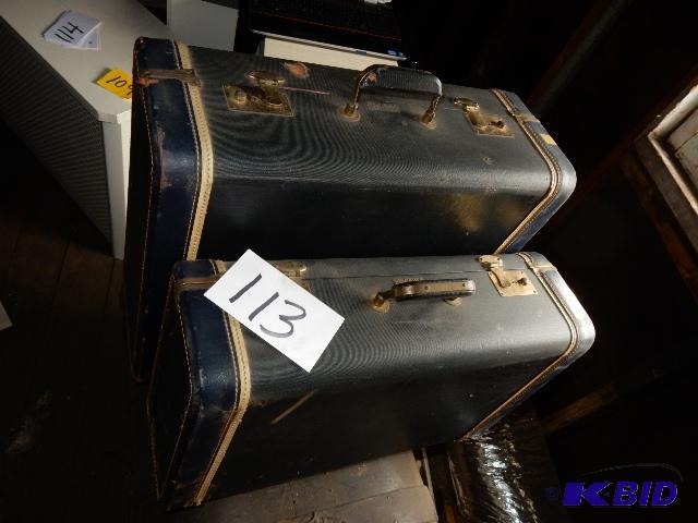 2,  Vintage Air Del Suit Cases