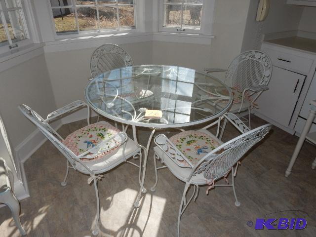 Wrought Iron Table and Chairs