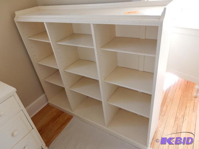 Solid Wood Book Case, Painted