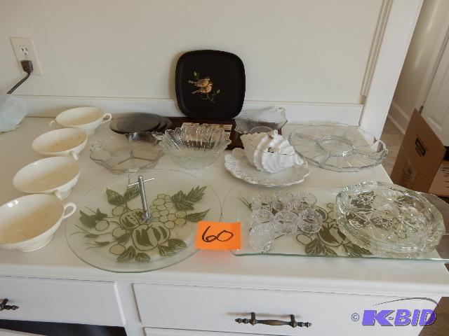 Misc. Glassware as pictured