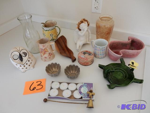 Interesting Glassware.. Folk Art