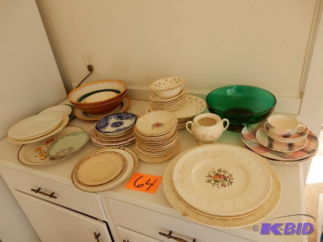 STANGL Terra Rose Bowl and Plate.. Other China items as pictured