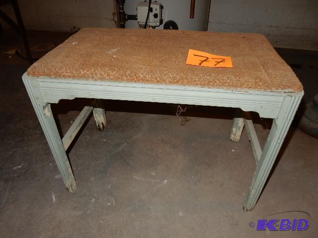 Bench type stool..