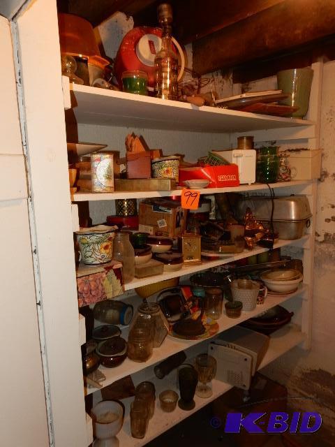 Everything on the shelves