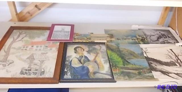 15x19 Framed Needlework, 11x13 Framed Theodor...