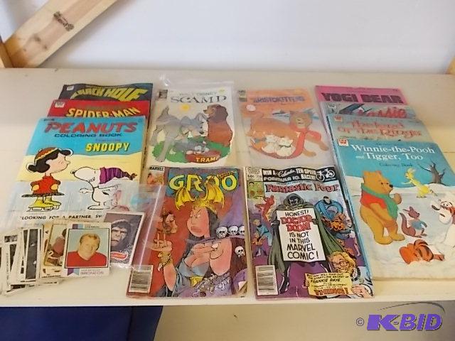 Comic Books, Trading Cards, Old Cartoon Color...