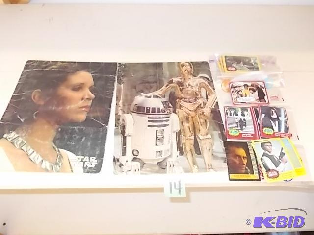 Star Wars Trading Cards, 2-Folders...