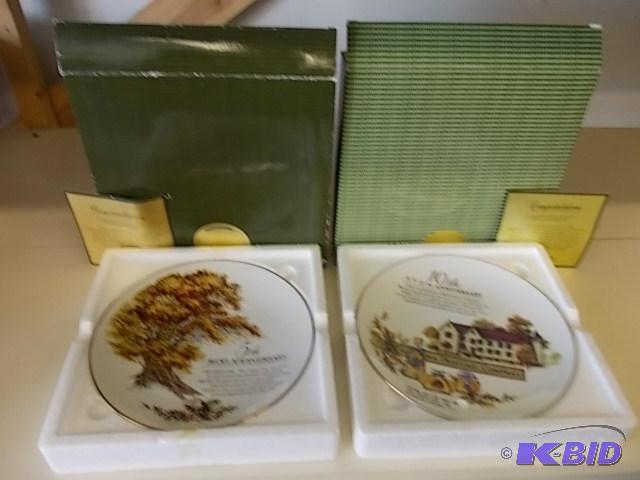 2-AVON Anniversary Plates With COAs&nbsp&am...