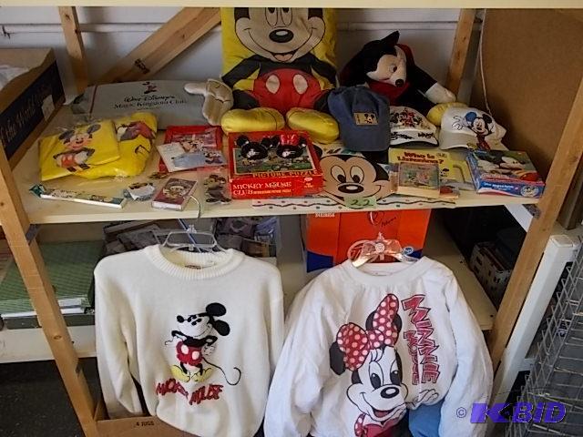 Large Lot Of Mickey Mouse Collectables...