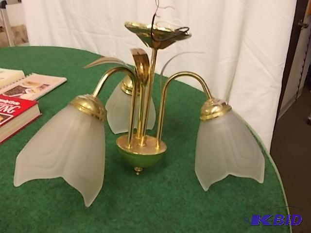 Brass Ceiling Light Fixture...