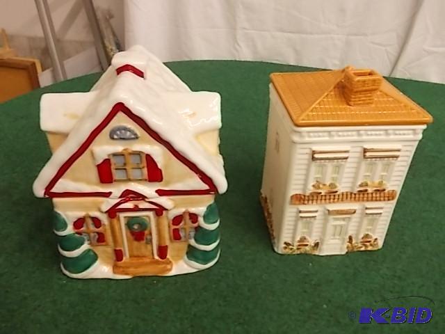 2-Cookie Jars (Houses)...