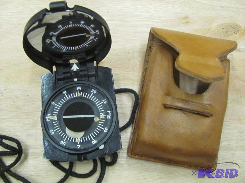 Polish World War II Style Compass with Leathe...